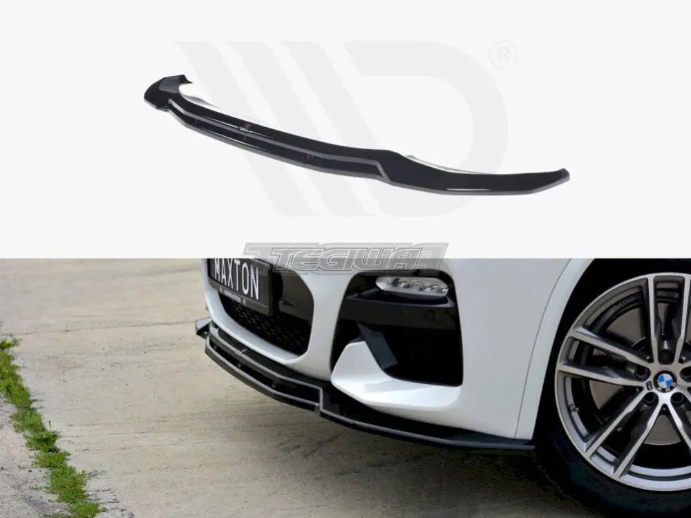 Maxton Design Front Splitter V.1 BMW X3 G01 M-pack 2018-UP