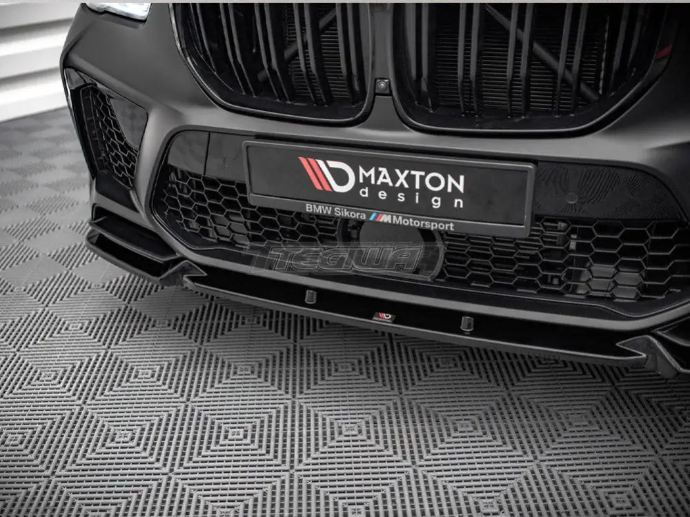 Maxton Design Front Splitter V.1 BMW X5M F95 2018-