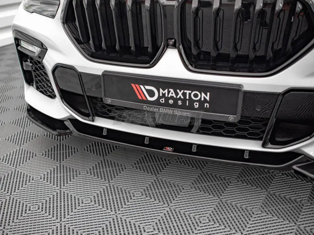 Maxton Design Front Splitter V.1 BMW X6 M-pack G06 2019-