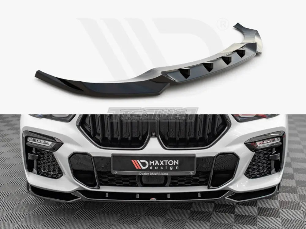 Maxton Design Front Splitter V.1 BMW X6 M-pack G06 2019-