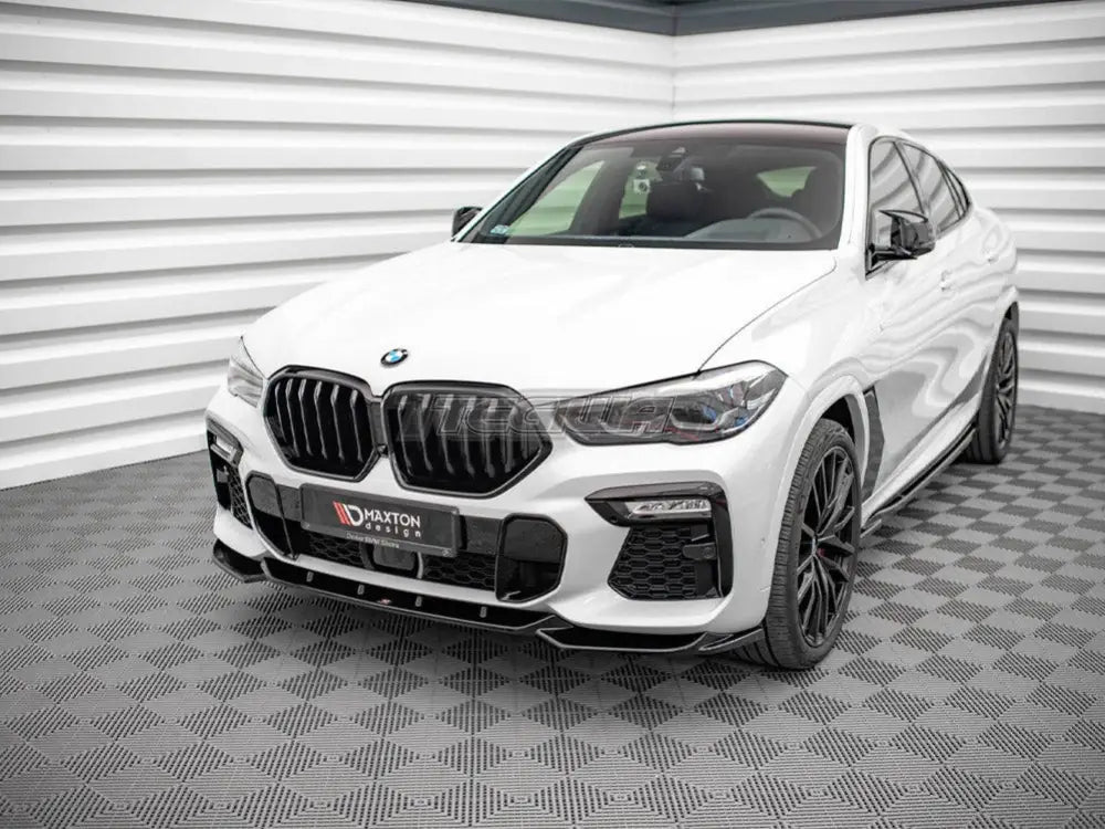 Maxton Design Front Splitter V.1 BMW X6 M-pack G06 2019-