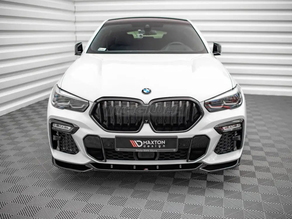 Maxton Design Front Splitter V.1 BMW X6 M-pack G06 2019-