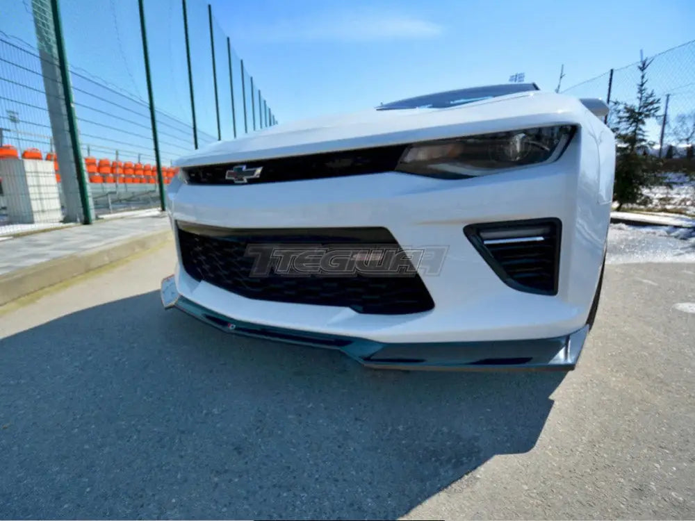 Maxton Design Front Splitter V.1 Chevrolet Camaro 6TH-GEN. Phase-i 2SS Coupe 2016-18