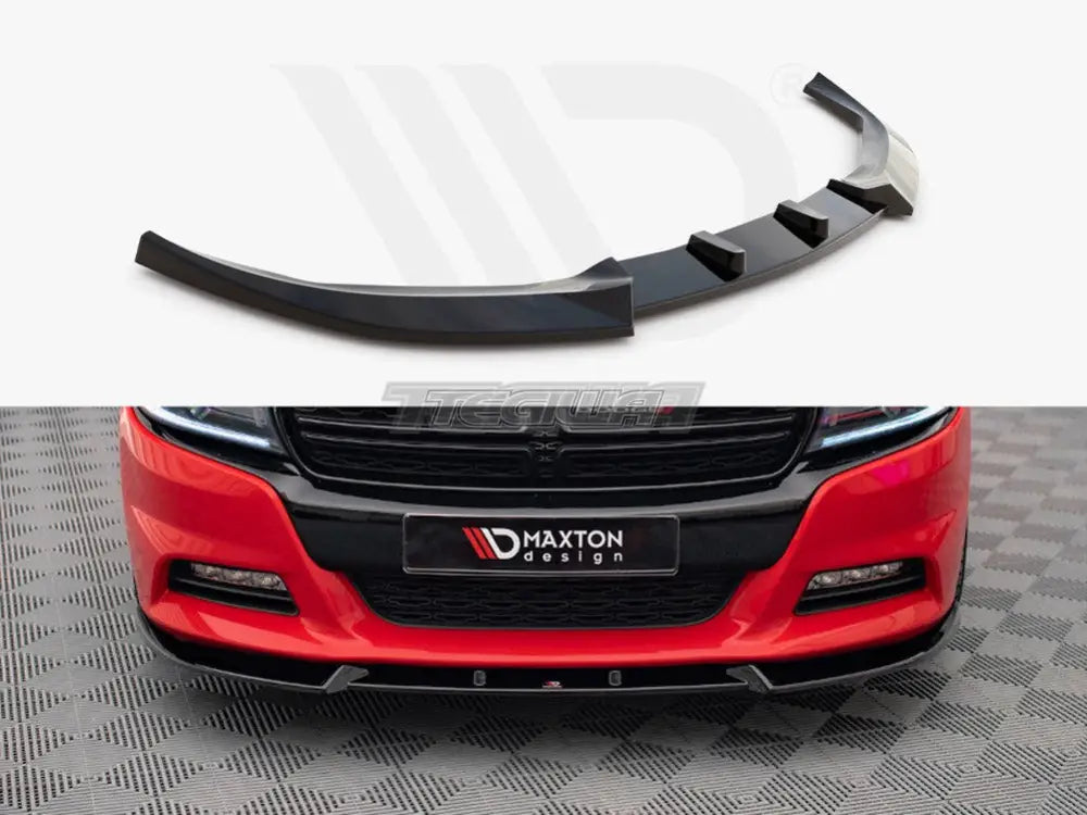 Maxton Design Front Splitter V.1 Dodge Charger RT MK7 Facelift 2014-