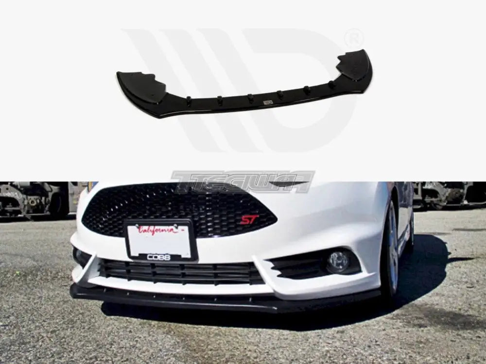 Maxton Design Front Splitter V.1 Fiesta MK7 ST Facelift 08-12