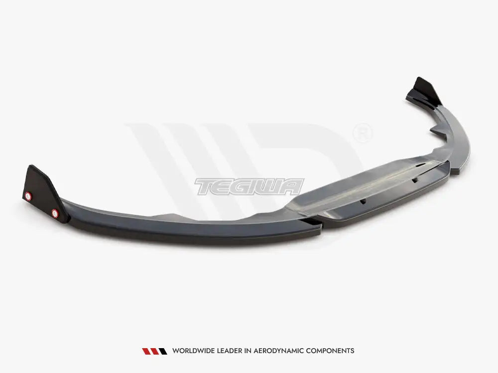 Maxton Design Front Splitter V.1 + Flaps Toyota Yaris Mk4