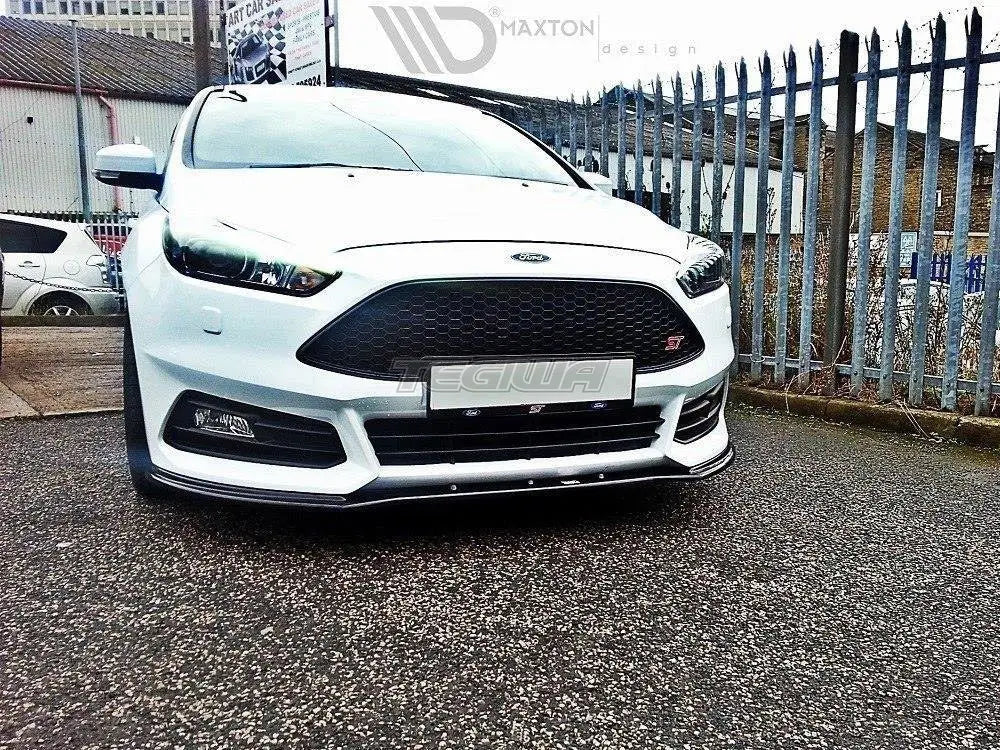 Maxton Design Front Splitter V.1 Focus ST MK3 Facelift Model