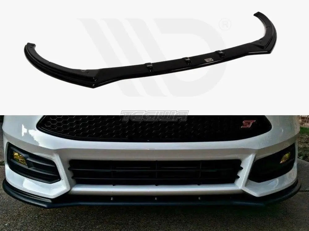 Maxton Design Front Splitter V.1 Focus ST MK3 Facelift Model