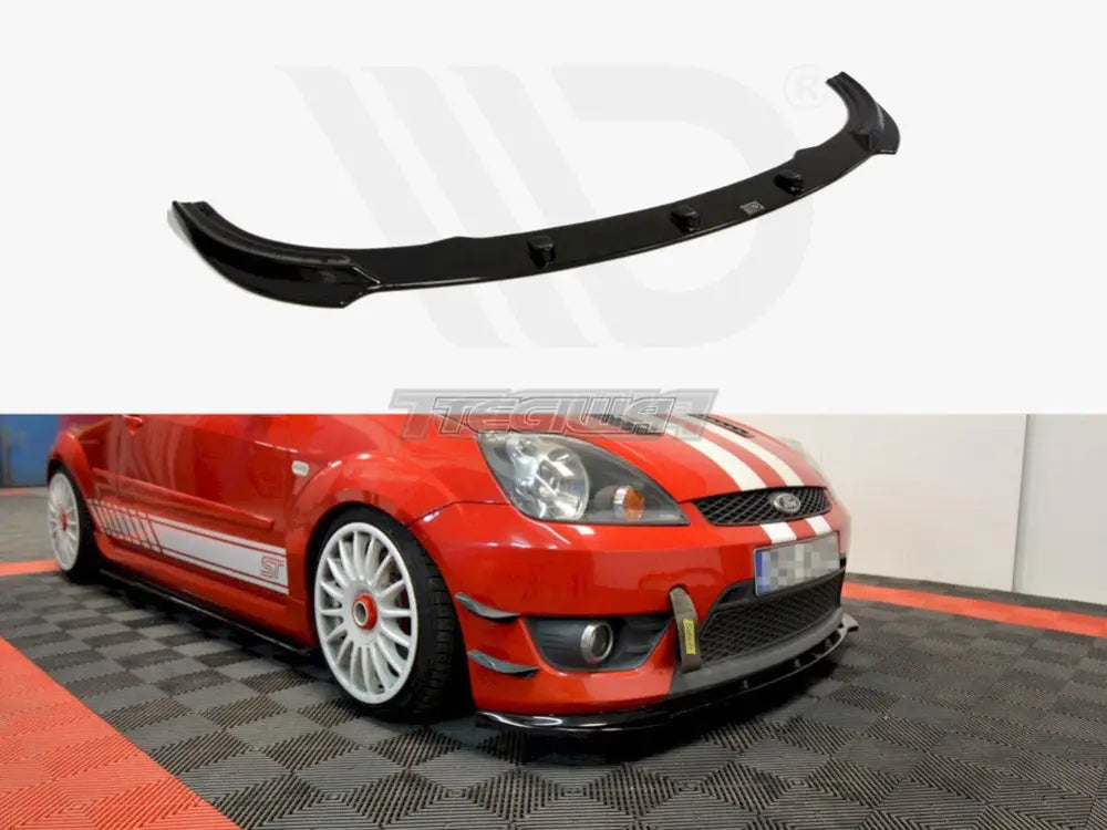 Maxton Design Front Splitter V.1 Ford Fiesta MK 6 St zetec S 09-07