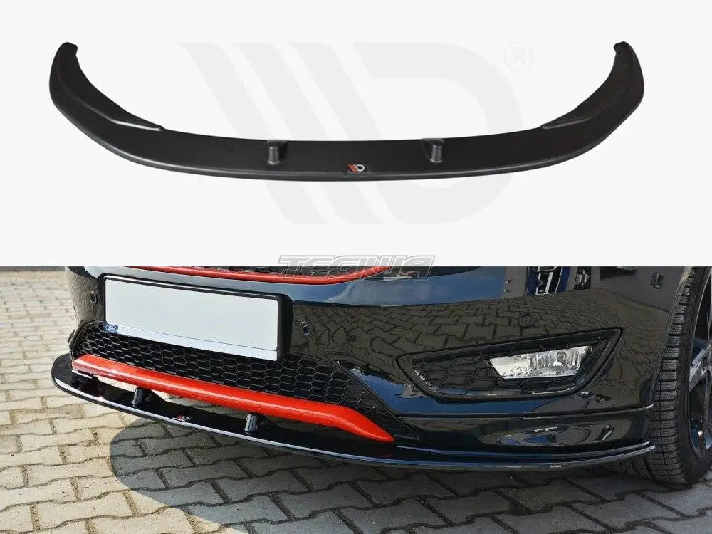 Maxton Design Front Splitter V.1 Ford Focus 3 ST-Line Facelift 15-18