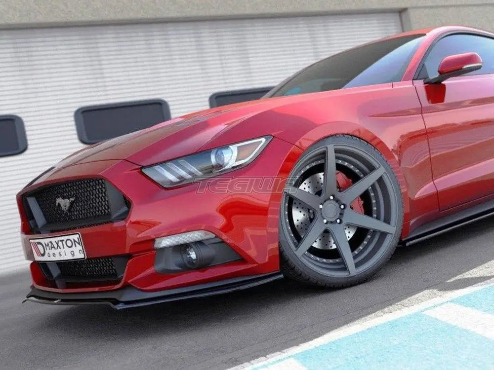 Maxton Design Front Splitter V.1 Ford Mustang MK6 2014-17