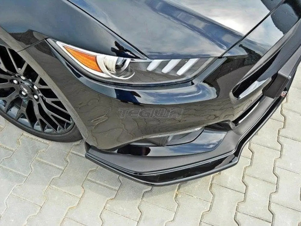 Maxton Design Front Splitter V.1 Ford Mustang MK6 GT 01-17