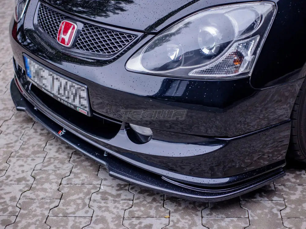 Maxton Design Front Splitter V.1 Honda Civic EP3 MK7 Type-r s Facelift 03-06