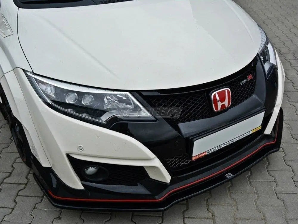 Maxton Design Front Splitter V.1 Honda Civic IX Type R 15-17