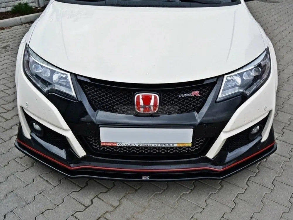 Maxton Design Front Splitter V.1 Honda Civic IX Type R 15-17