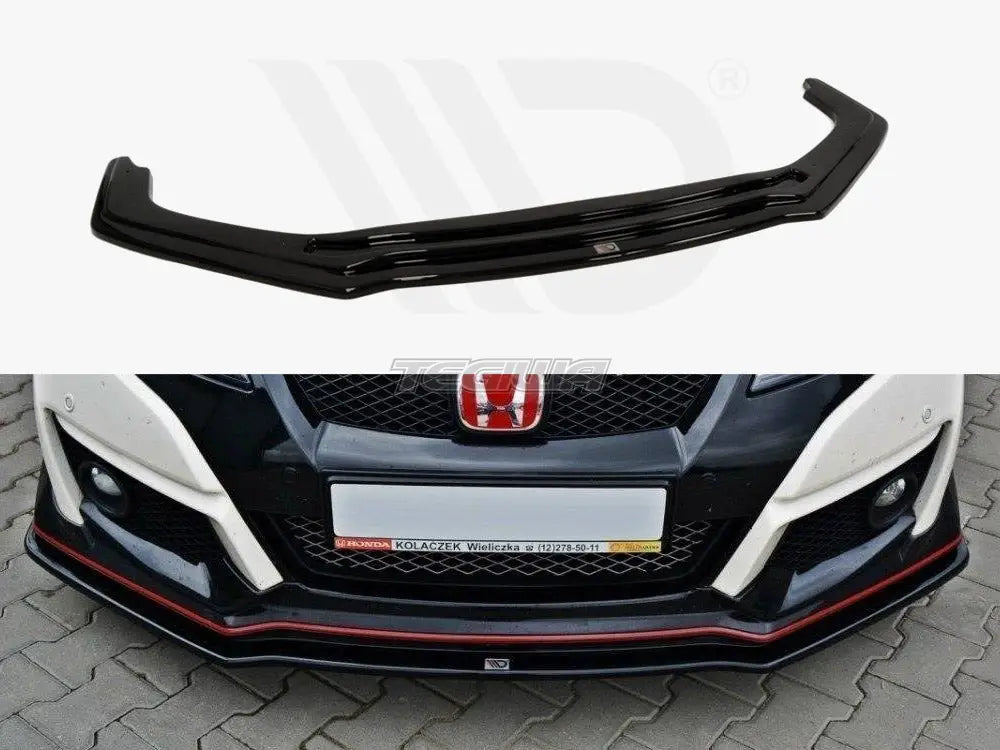 Maxton Design Front Splitter V.1 Honda Civic IX Type R 15-17