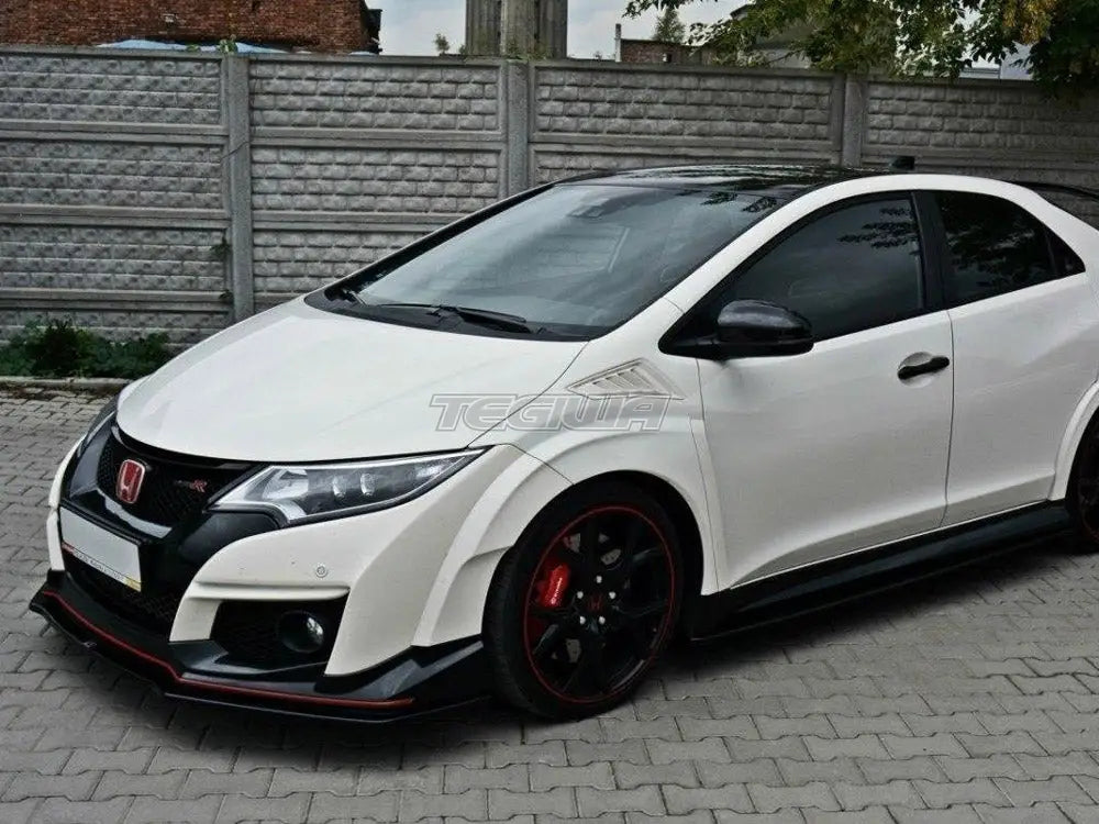 Maxton Design Front Splitter V.1 Honda Civic IX Type R 15-17