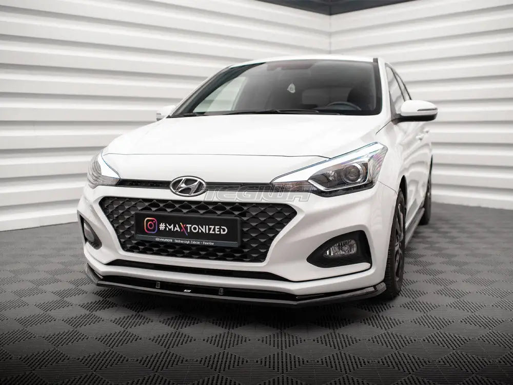 Maxton Design Front Splitter Front Splitter V.1 Hyundai I20 Mk2 Facelift