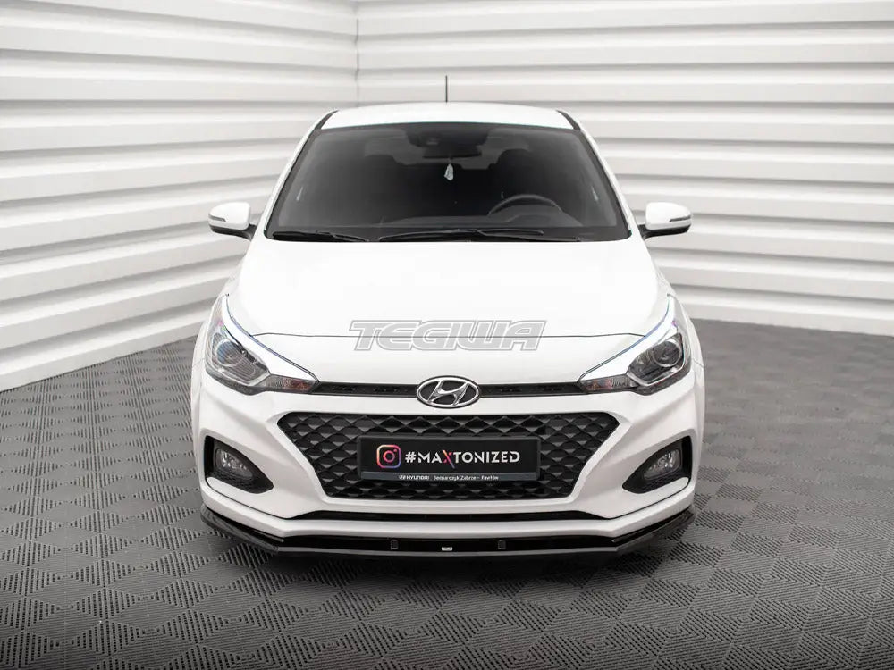 Maxton Design Front Splitter Front Splitter V.1 Hyundai I20 Mk2 Facelift