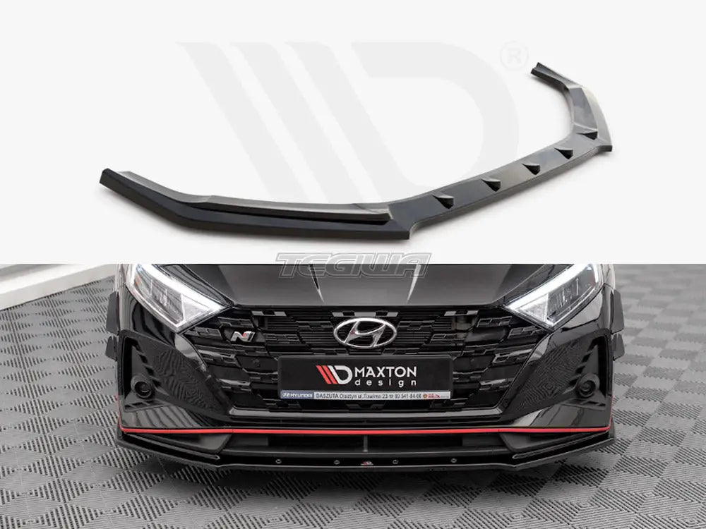 Maxton Design Front Splitter V.1 Hyundai I20 N MK3 2020-