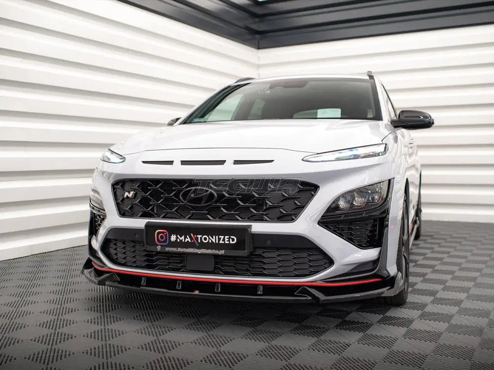 Maxton Design Front Splitter V.1 Hyundai Kona N Mk1