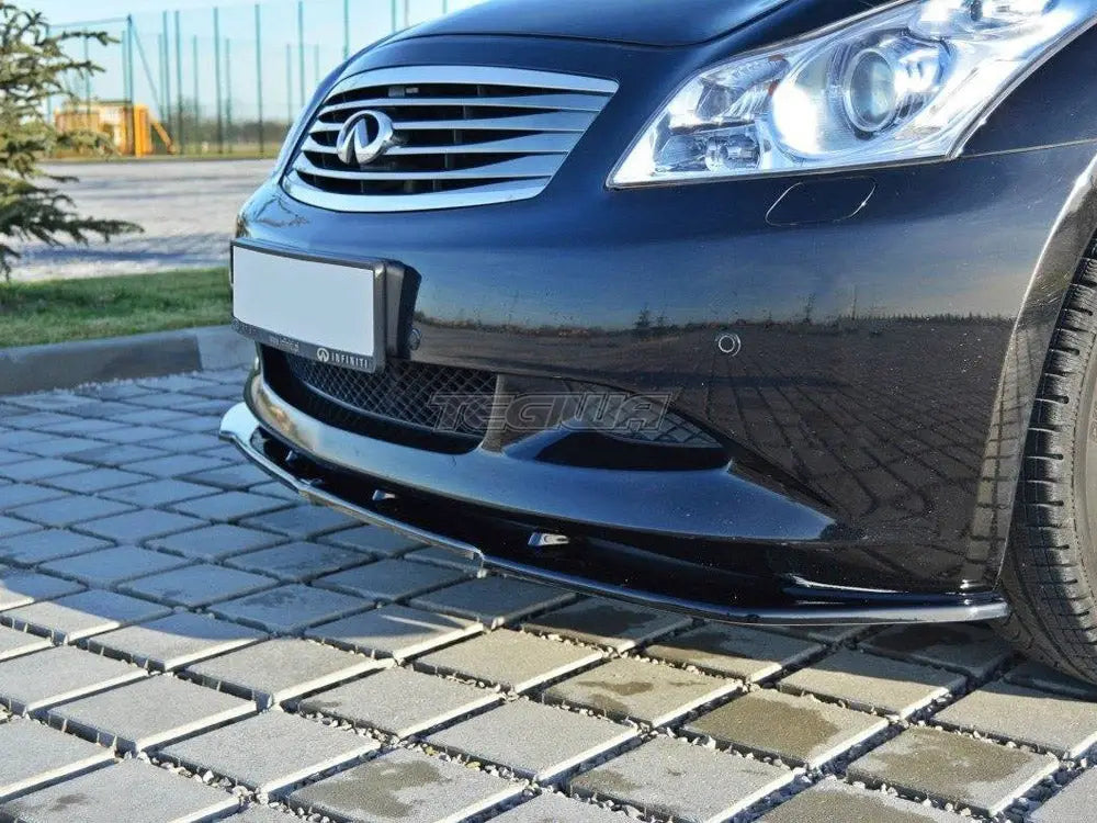 Maxton Design Front Splitter V.1 Infiniti G37 Sedan 09-10