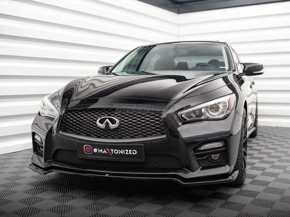 Maxton Design Front Splitter V.1 Infiniti Q50 S Mk1