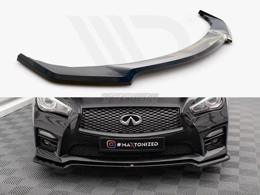 Maxton Design Front Splitter V.1 Infiniti Q50 S Mk1