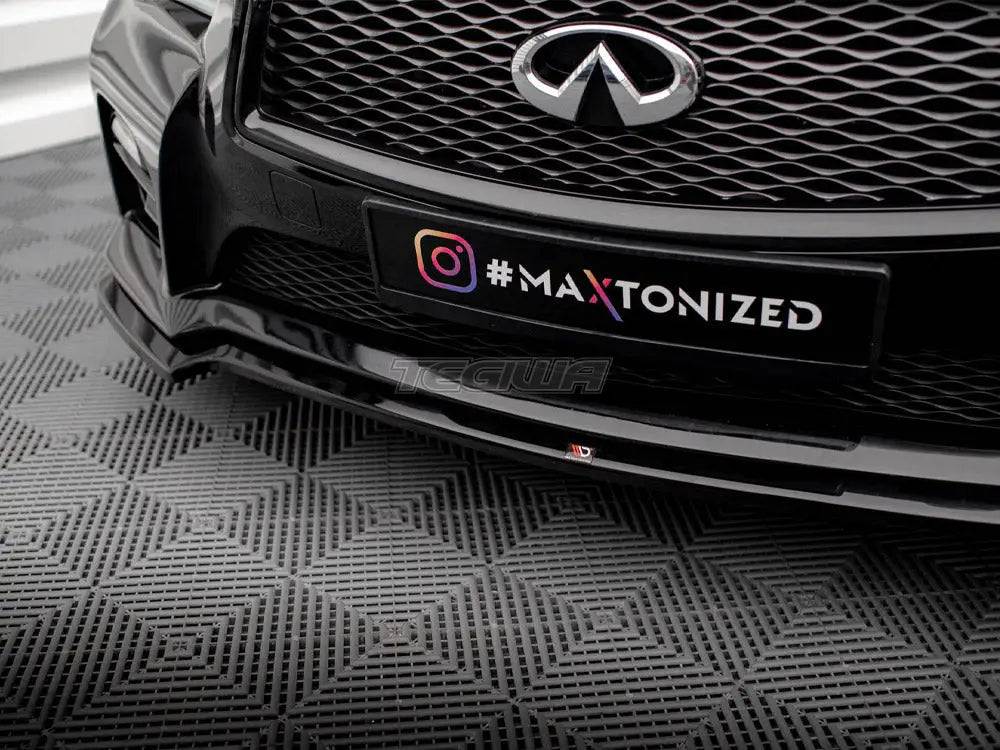 Maxton Design Front Splitter V.1 Infiniti Q50 S Mk1