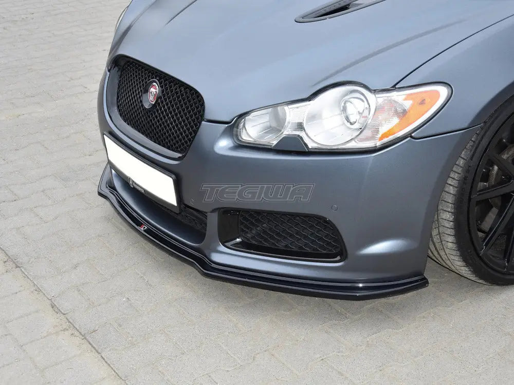 Maxton Design Front Splitter V.1 Jaguar XF- R 09-11