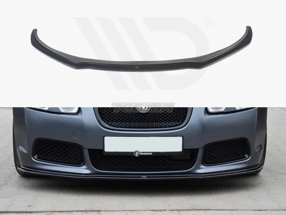 Maxton Design Front Splitter V.1 Jaguar XF- R 09-11