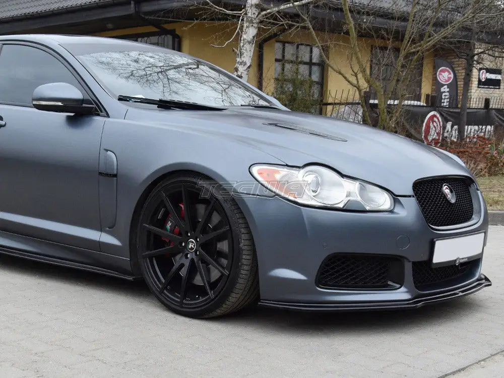 Maxton Design Front Splitter V.1 Jaguar XF- R 09-11