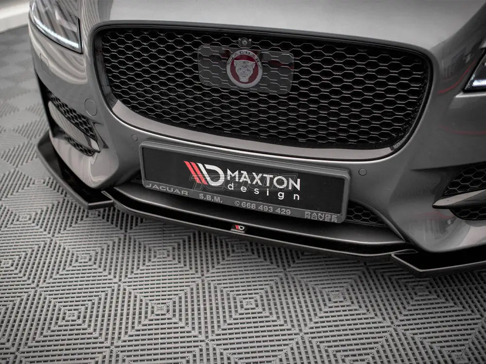 Maxton Design Front Splitter V.1 Jaguar XF R-sport MK2 15-20