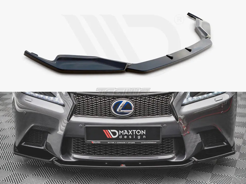 Maxton Design Front Splitter V.1 Lexus GS F Sport MK4 L10 01-15