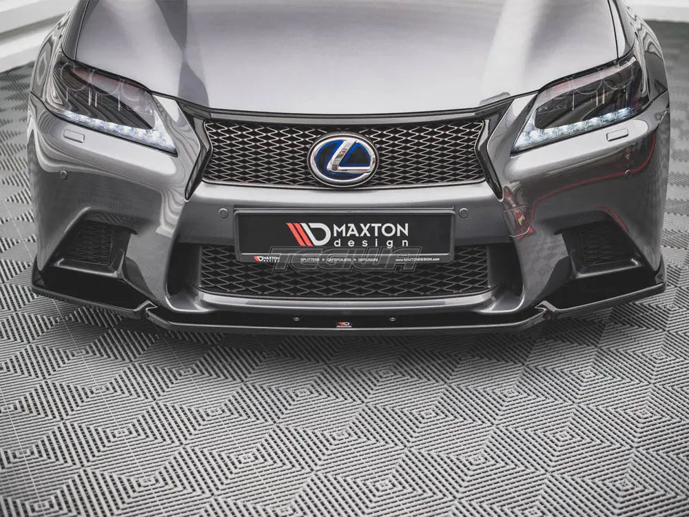 Maxton Design Front Splitter V.1 Lexus GS F Sport MK4 L10 01-15