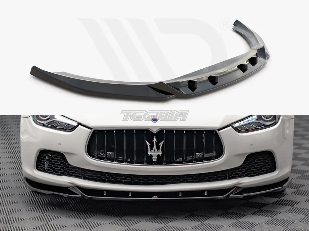 Maxton Design Front Splitter V.1 Maserati Ghibli MK3 13-17