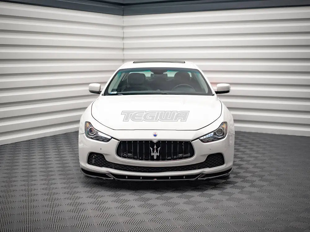 Maxton Design Front Splitter V.1 Maserati Ghibli MK3 13-17