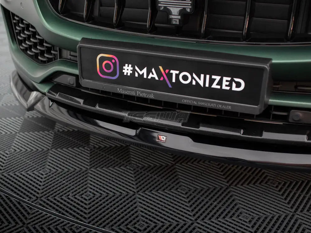 Maxton Design Front Splitter V.1 Maserati Levante Mk1