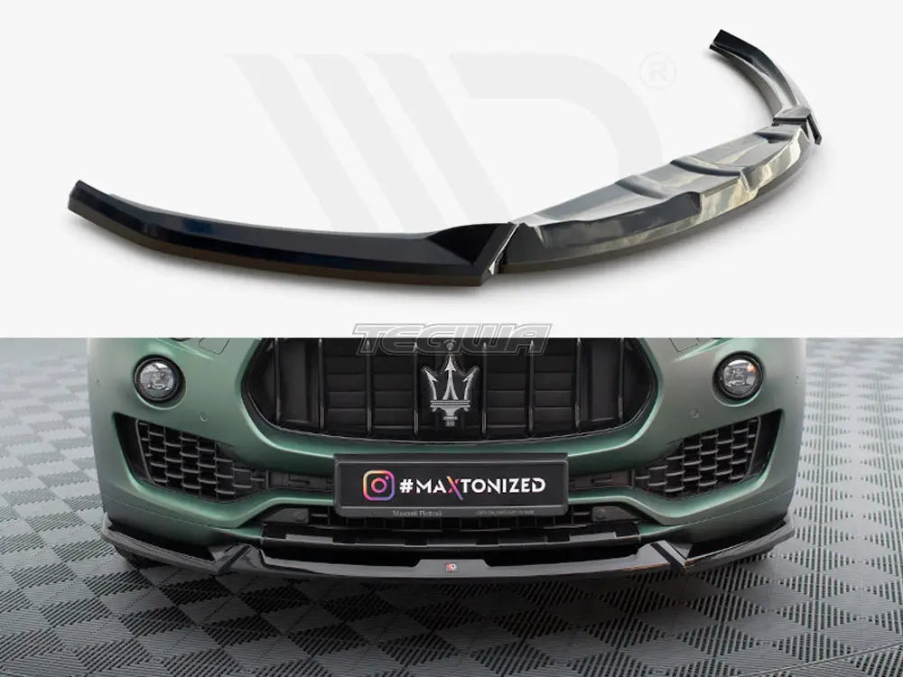 Maxton Design Front Splitter V.1 Maserati Levante Mk1