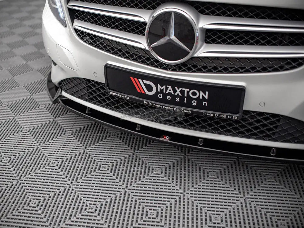 Maxton Design Front Splitter V.1 Mercedes A W176 12-15