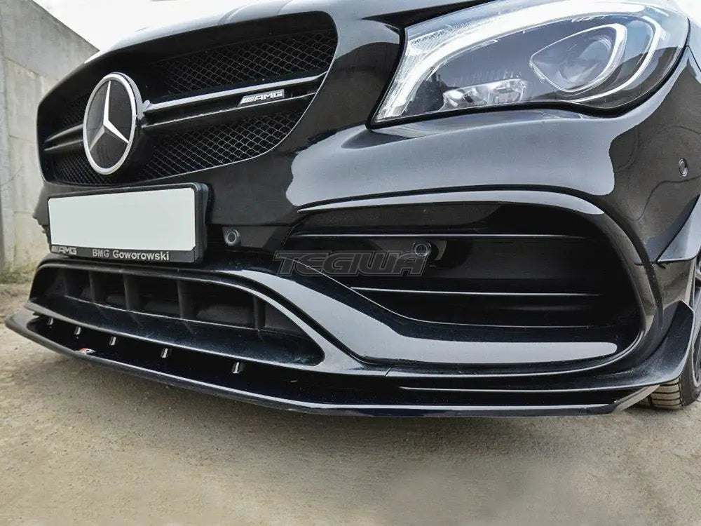 Maxton Design Front Splitter V.1 Mercedes CLA 45 AMG C117 Facelift 2017-UP