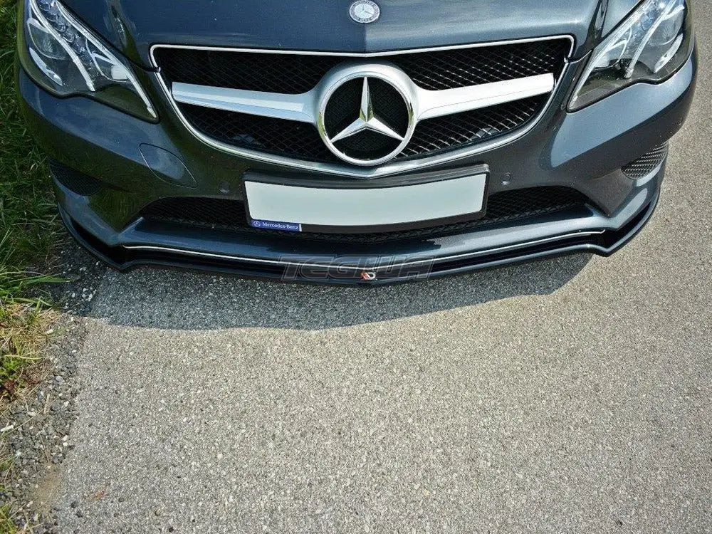 Maxton Design Front Splitter V.1 Mercedes E W212 Coupe 12-17