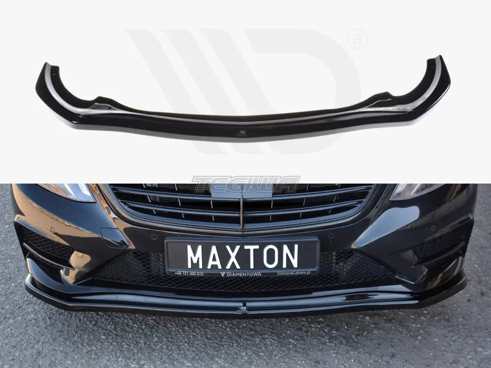 Maxton Design Front Splitter V.1 Mercedes S-class Amg-line W222 13-17