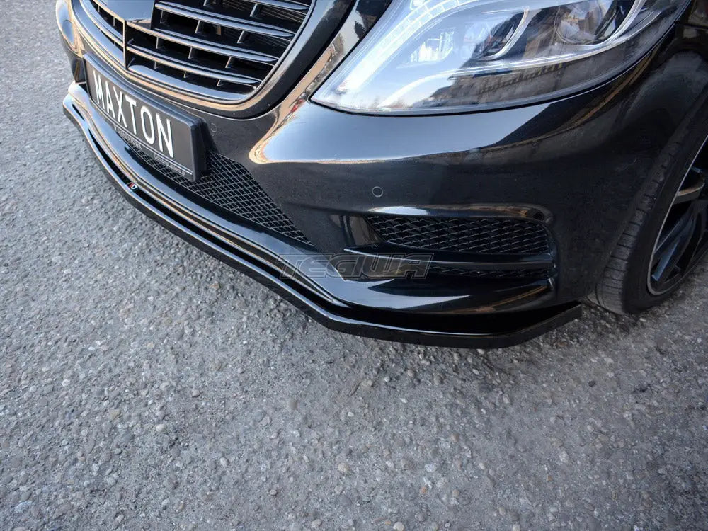 Maxton Design Front Splitter V.1 Mercedes S-class Amg-line W222 13-17