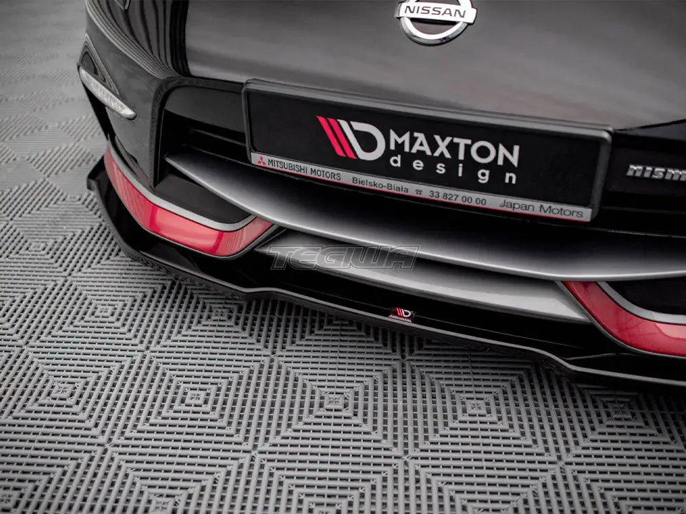 Maxton Design Front Splitter V.1 Nissan 370Z Nismo Facelift 12-20