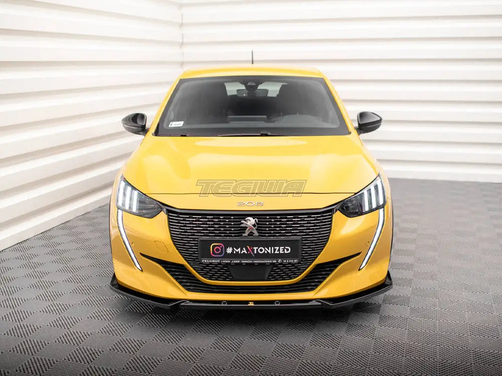 Maxton Design Front Splitter V.1 Peugeot 208 GT Mk2