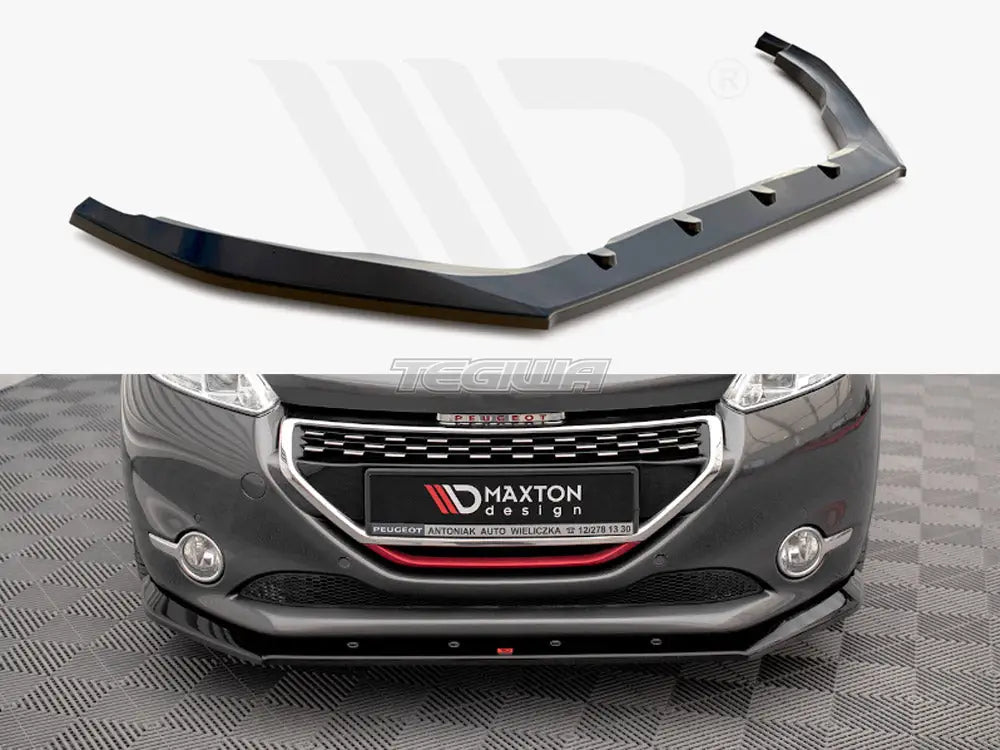 Maxton Design Front Splitter V.1 Peugeot 208 GTI MK1