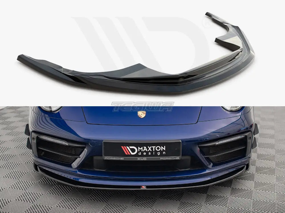 Maxton Design Front Splitter V.1 Porsche 911 Carrera Aero 992