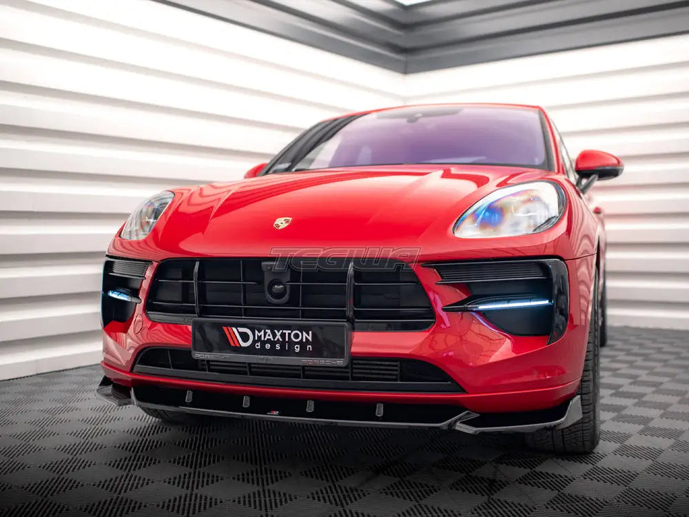 Maxton Design Front Splitter V.1 Porsche Macan Mk1 Facelift