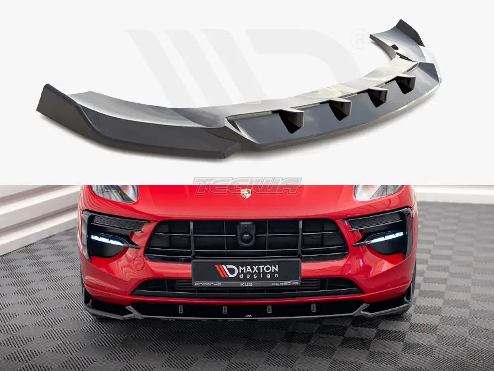 Maxton Design Front Splitter V.1 Porsche Macan Mk1 Facelift